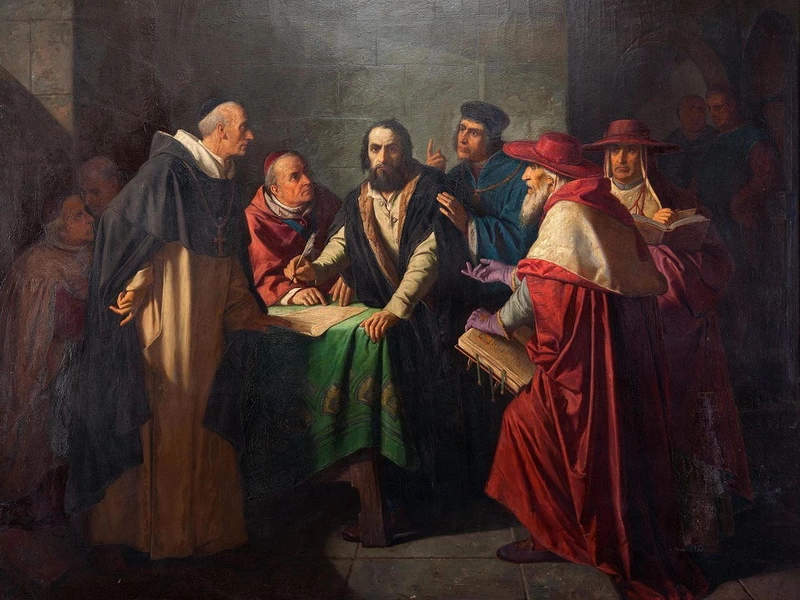 1812-Antonín Lhota - Rappresentante del Consiglio presso il Maestro Girolamo di Praga